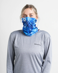 UV NECK SLEEVE FACE COVERING - AZURE
