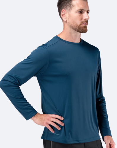 Mens UVActive Long Sleeve Tech Top - Stone