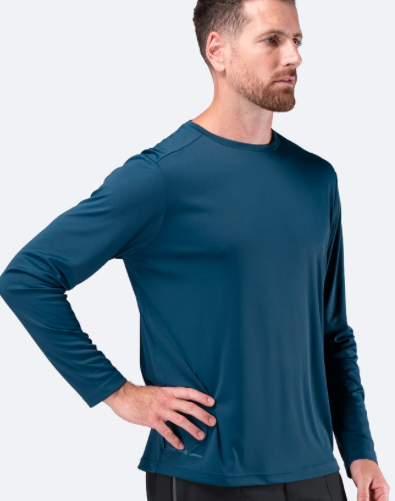 Mens UVActive Long Sleeve Tech Top - Stone