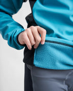 JUNIOR CLASSIC AQUAFLEECE TOP - TEAL