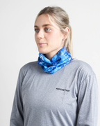 UV NECK SLEEVE FACE COVERING - AZURE