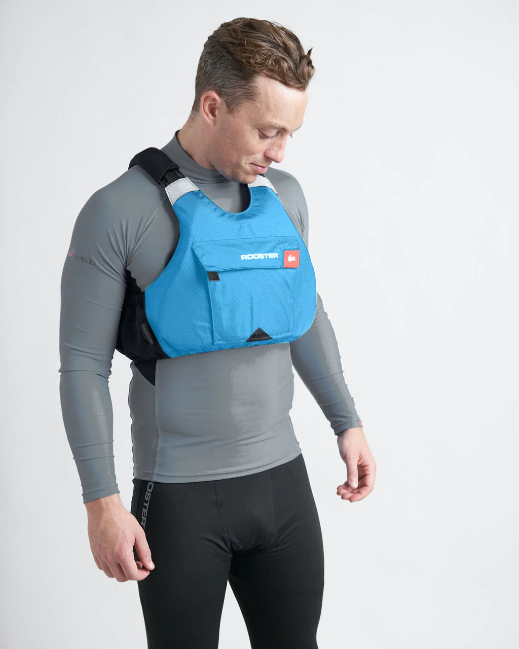 ADULT DIAMOND OVERHEAD BUOYANCY AID - SIGNAL BLUE