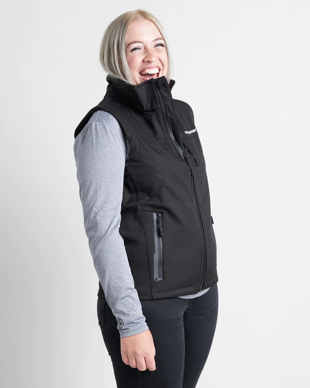 ADULT SOFT SHELL GILET - BLACK