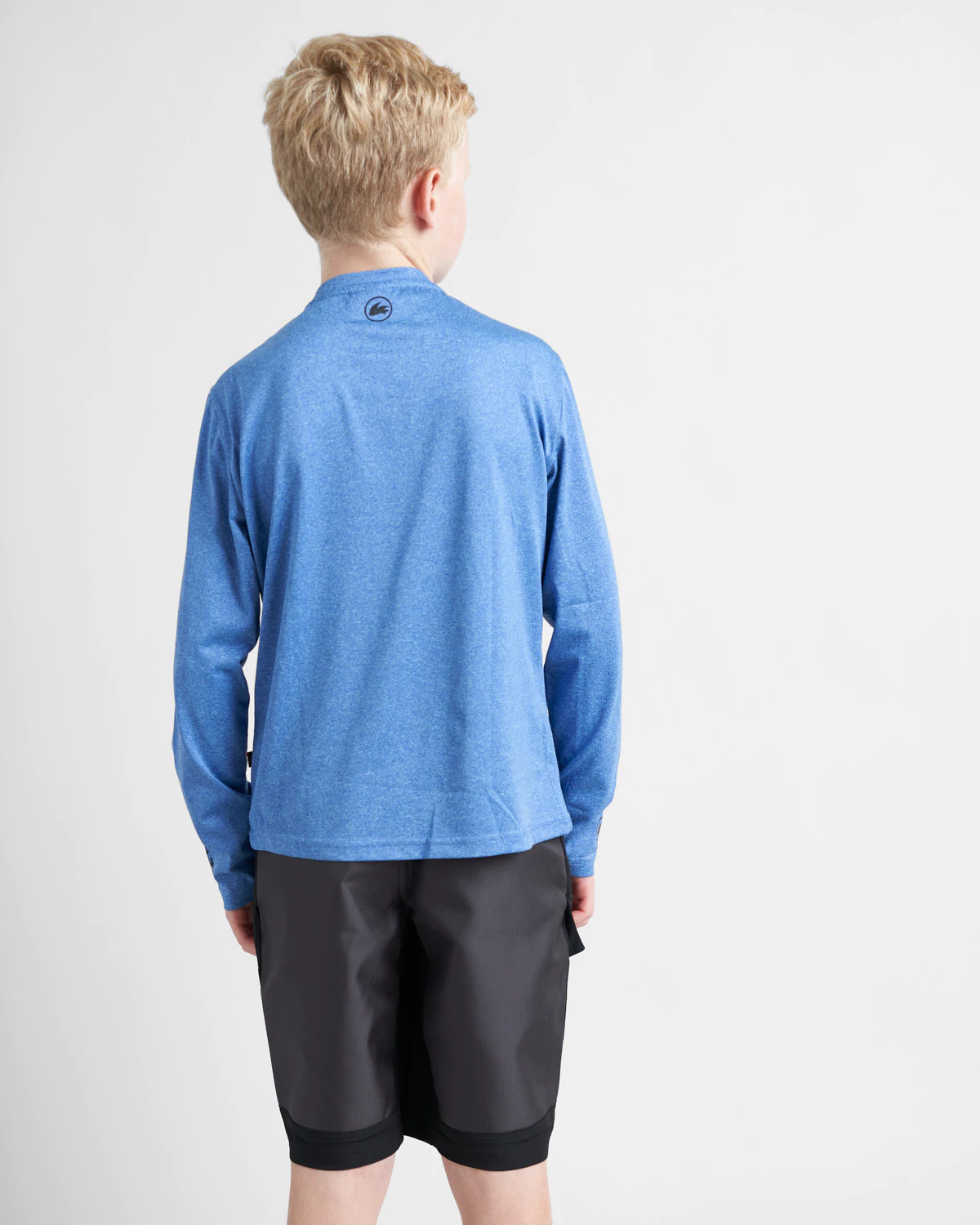 QUICK DRY UVF 50+ TECH T-SHIRT LONG SLEEVED - BLUE