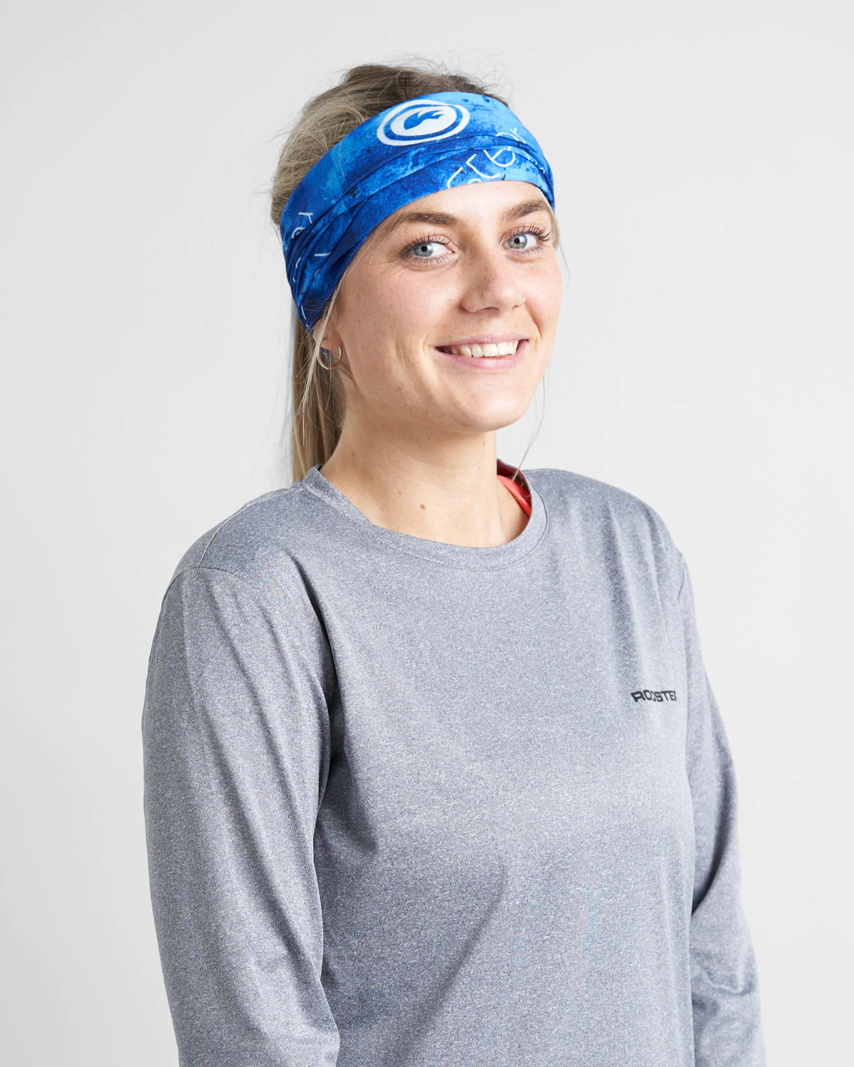 UV NECK SLEEVE FACE COVERING - AZURE