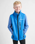 JUNIOR SOFT SHELL GILET - SIGNAL BLUE