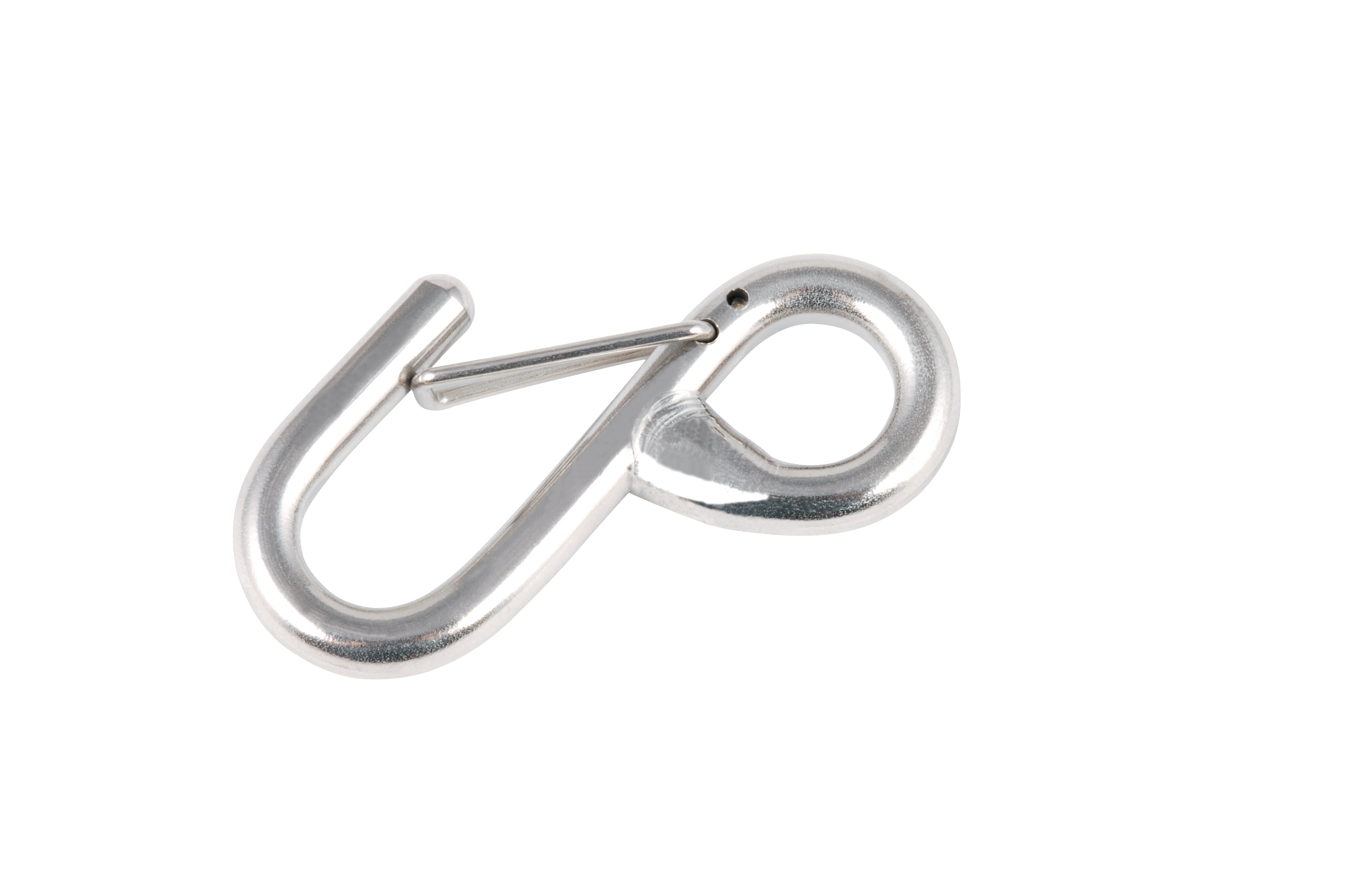 STAINLESS STEEL WELDED ‘S’ HOOK WITH KEEPER