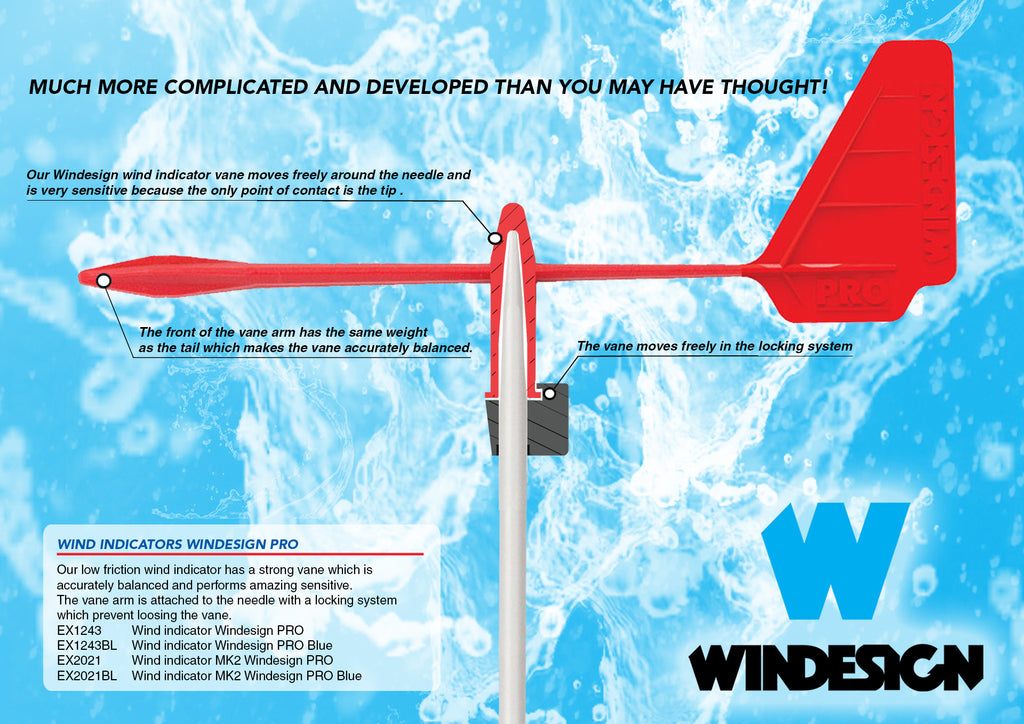 PRO WIND INDICATOR RED WINDESIGN SAILING