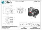 30MM DYNAMIC TRIPLE BLOCK WITH INVERTED CLEAT