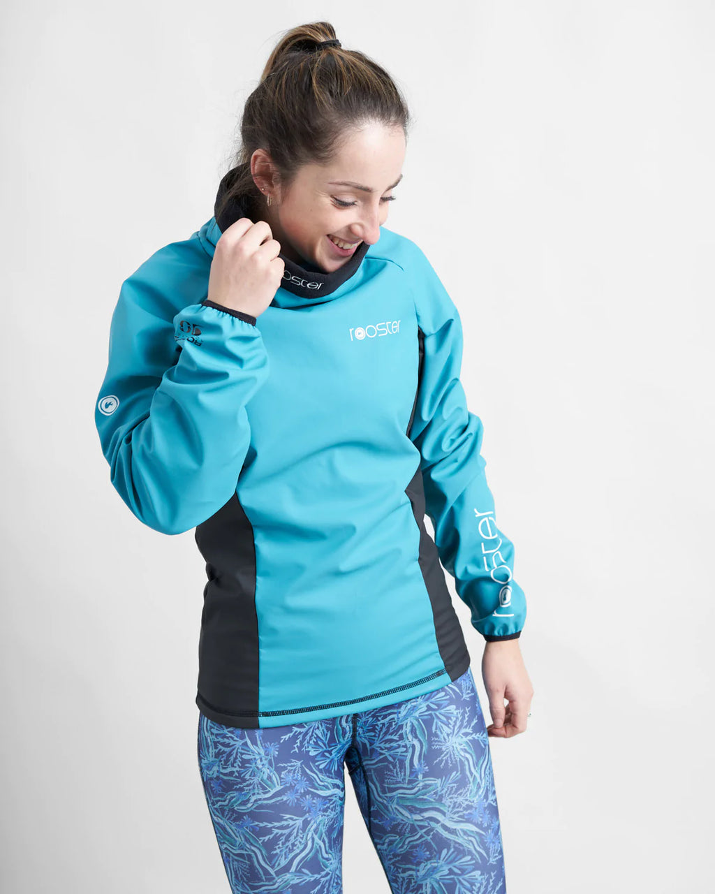 WOMENS CLASSIC AQUAFLEECE TOP - TEAL