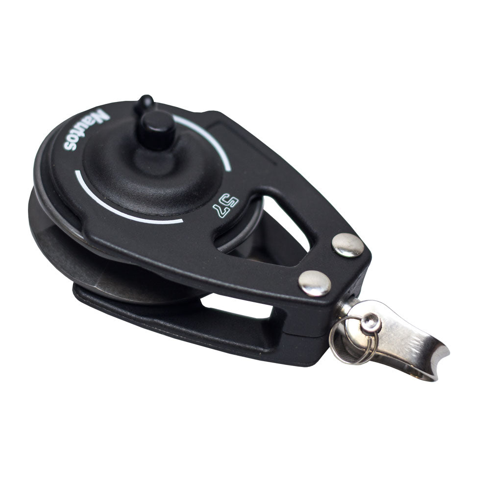 57MM BLACK RATCHET MAINSHEET BLOCK
