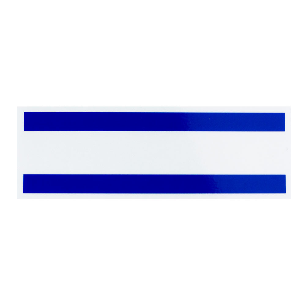 MEASUREMENT BAND STICKER – BLUE