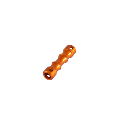 8MM DOG BONE - ORANGE