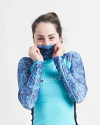 UV NECK SLEEVE FACE COVERING - SEAGRASS