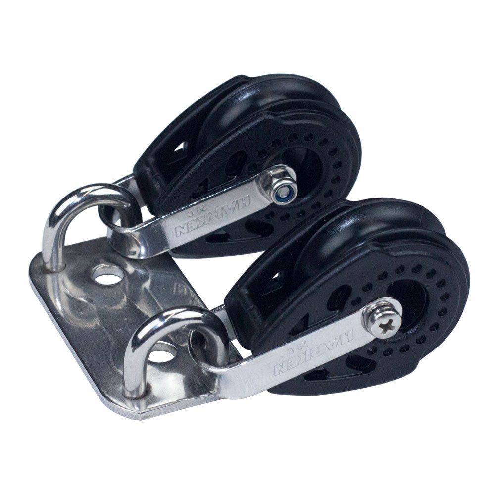BLOCK PLATE WITH 29 MM HARKEN BLOCKS