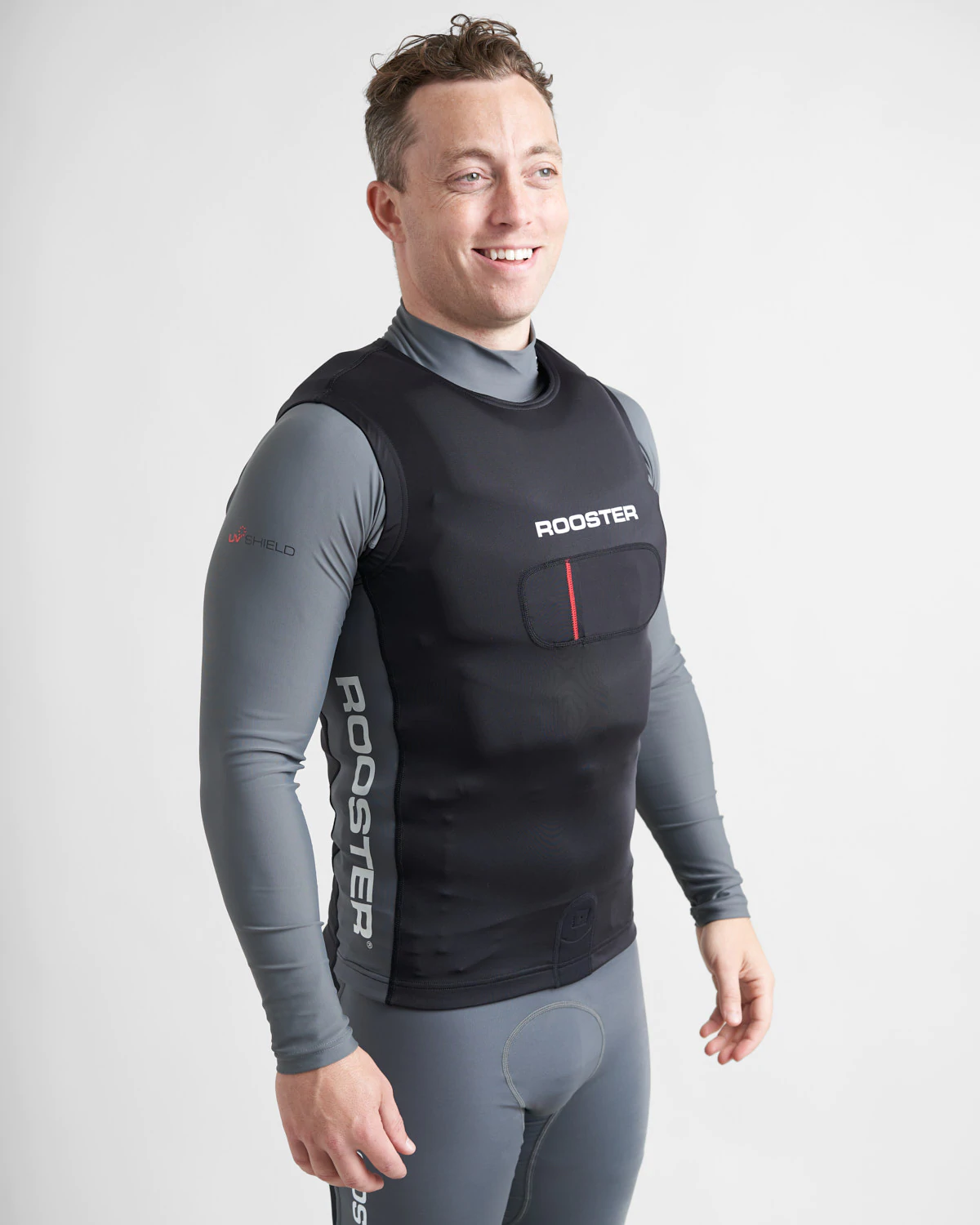 PRO COMPRESSION BIB FOR HARNESS WITH SAFETY KNIFE POCKET