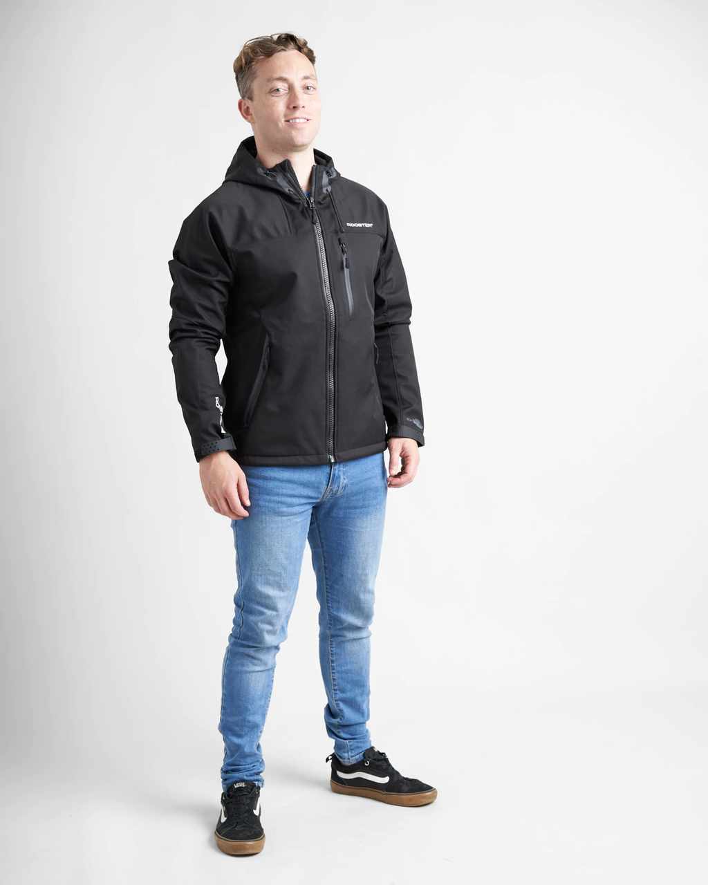 MEN SOFT SHELL JACKET - BLACK