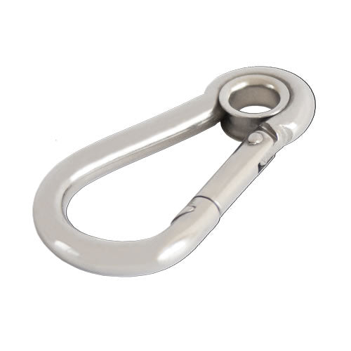 CARBINE HOOK WITH EYE (10mm)