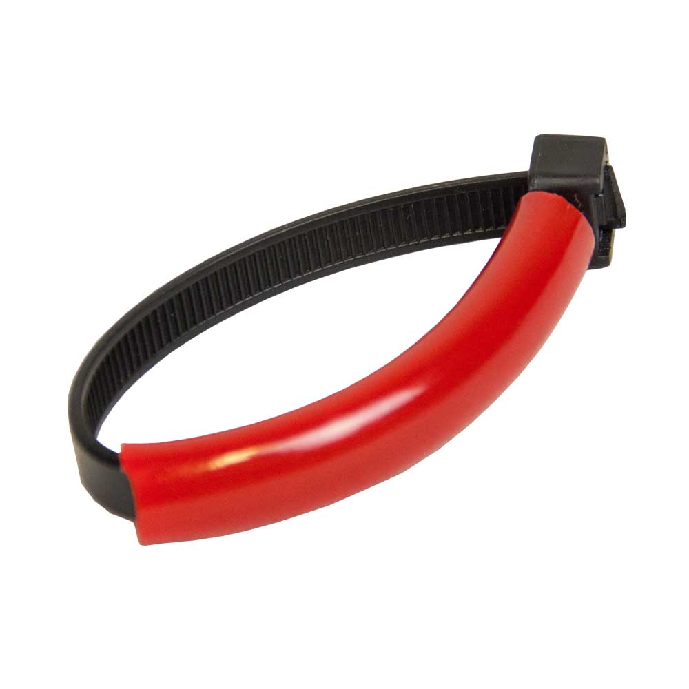 PROTECTIVE TUBE AND TIE-WRAP FOR OPTIMIST TROLLEY