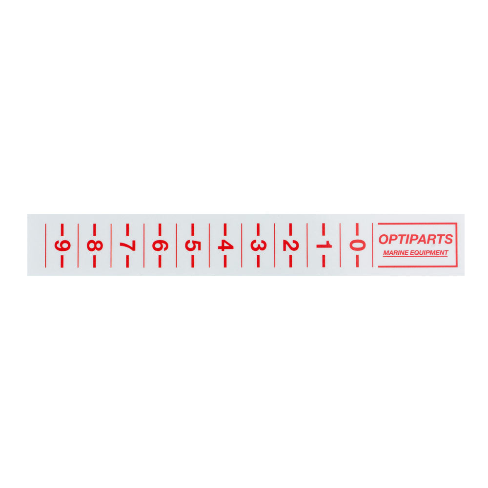 OPTIMIST TRIM STRIP RED OPTIPARTS - 20 PIECES