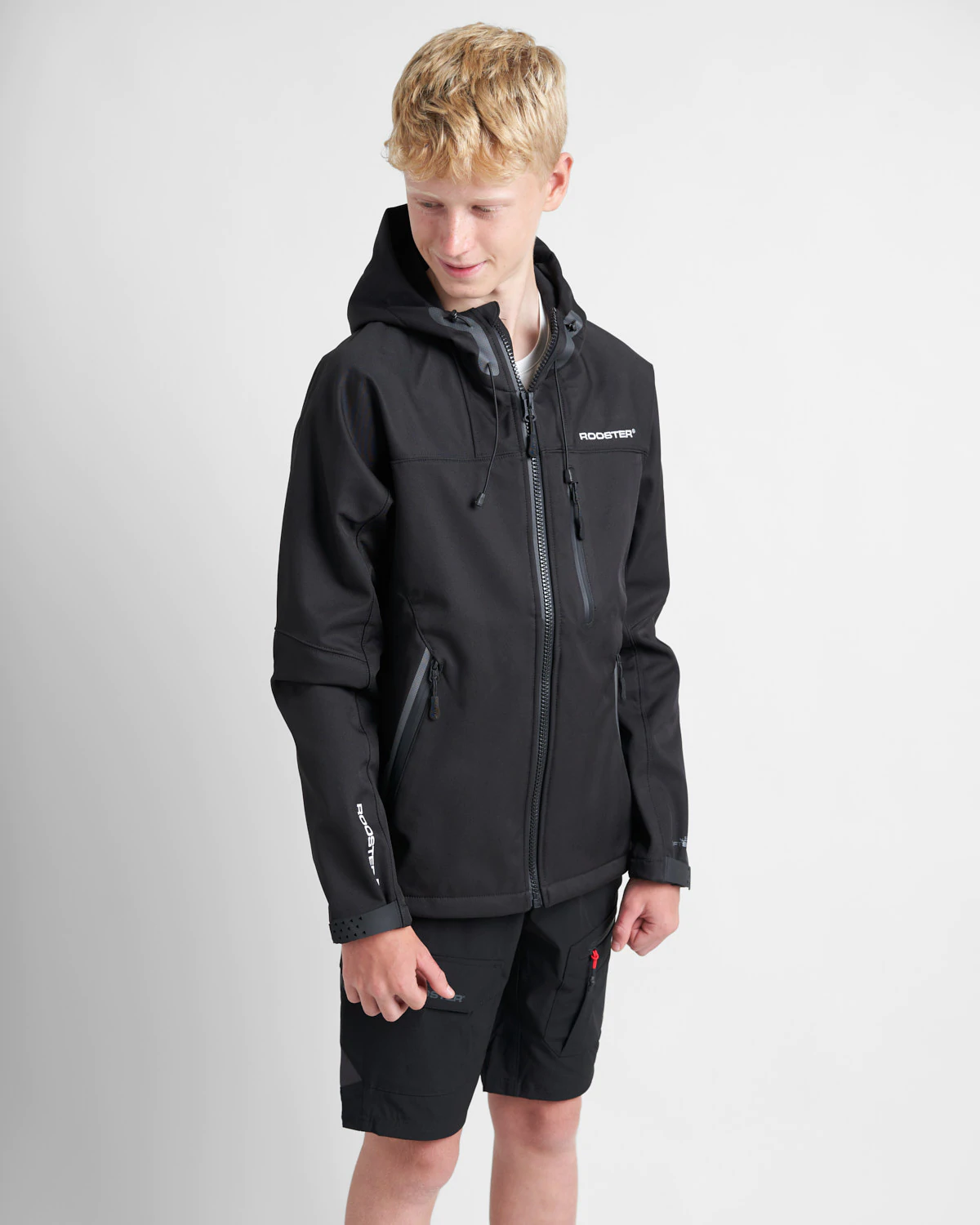 JUNIOR SOFT SHELL JACKET - BLACK