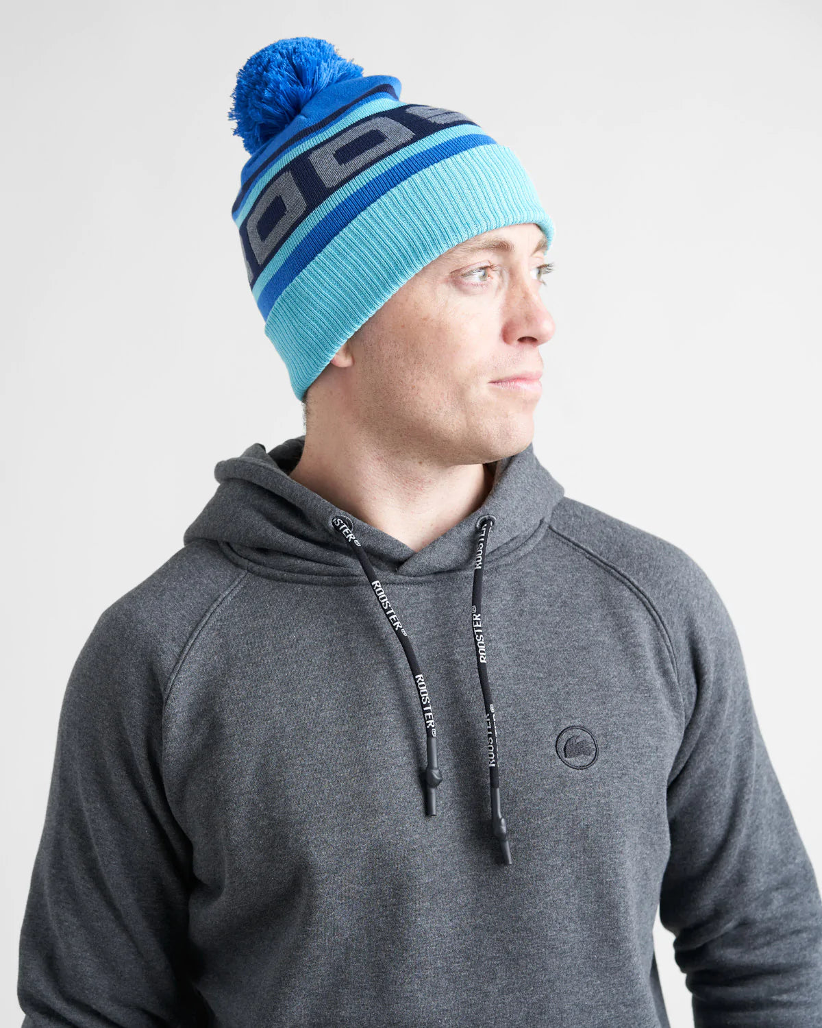 RECYCLED KNIT BEANIE - SIGNAL BLUE