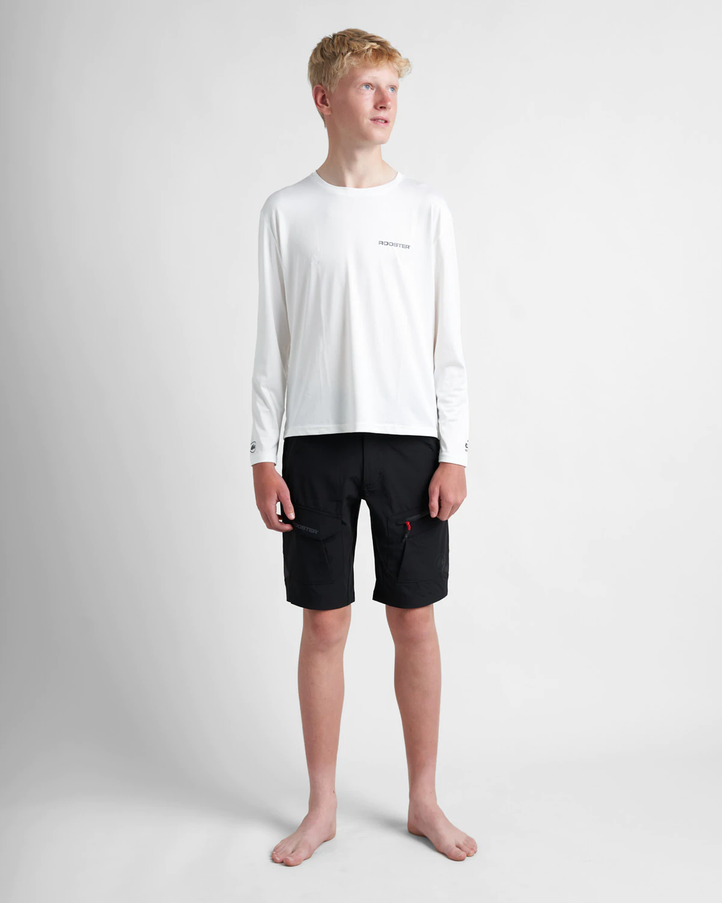 QUICK DRY UVF 50+ TECH T-SHIRT LONG SLEEVED - WHITE
