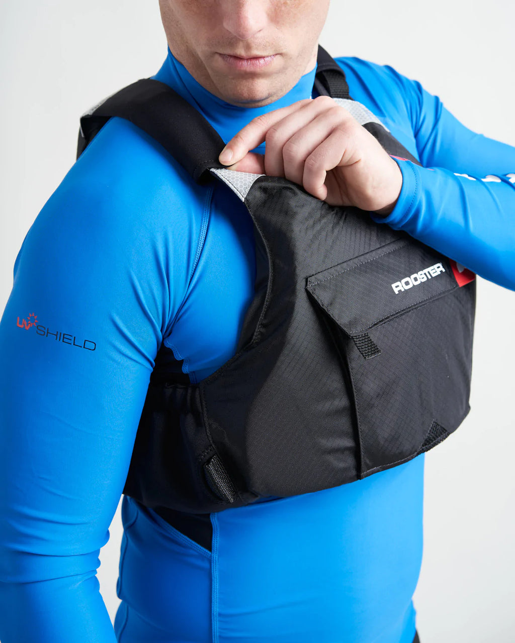 ADULT DIAMOND OVERHEAD BUOYANCY AID - BLACK