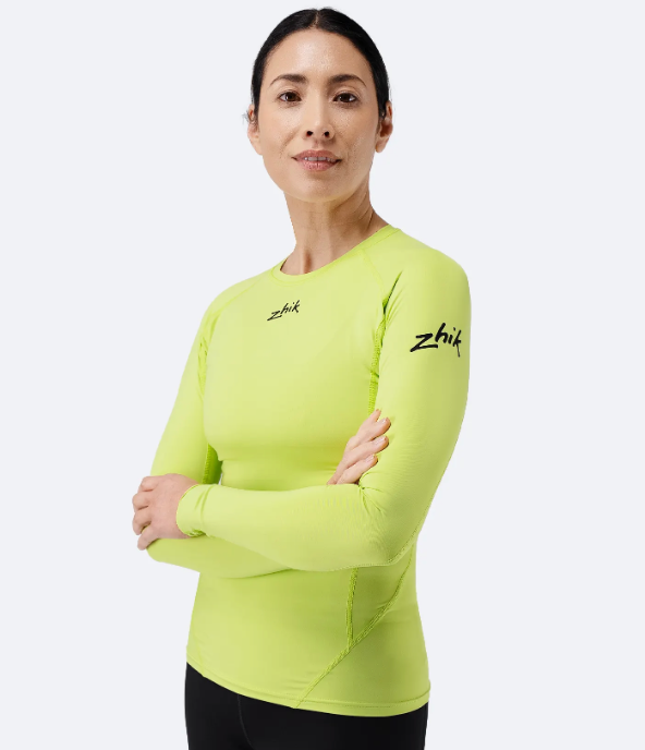Womens Eco Spandex LT Long Sleeve Baselayer Top