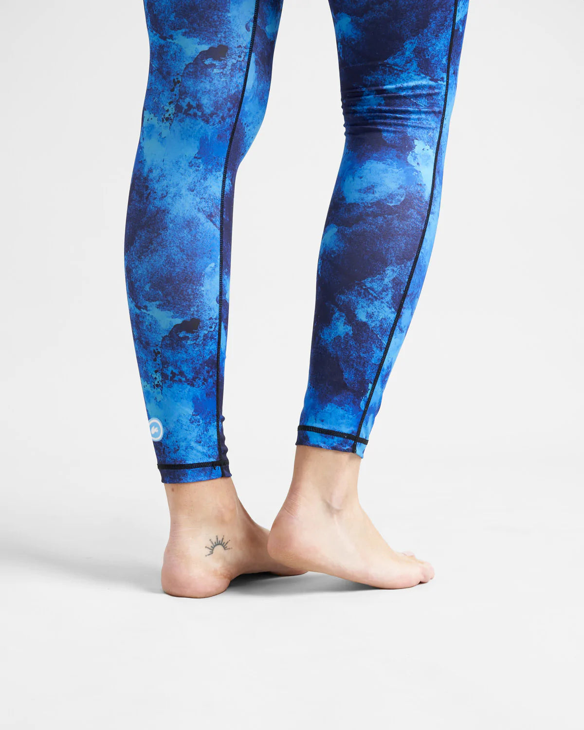 WOMENS UV SPORTS LEGGINGS -AZURE