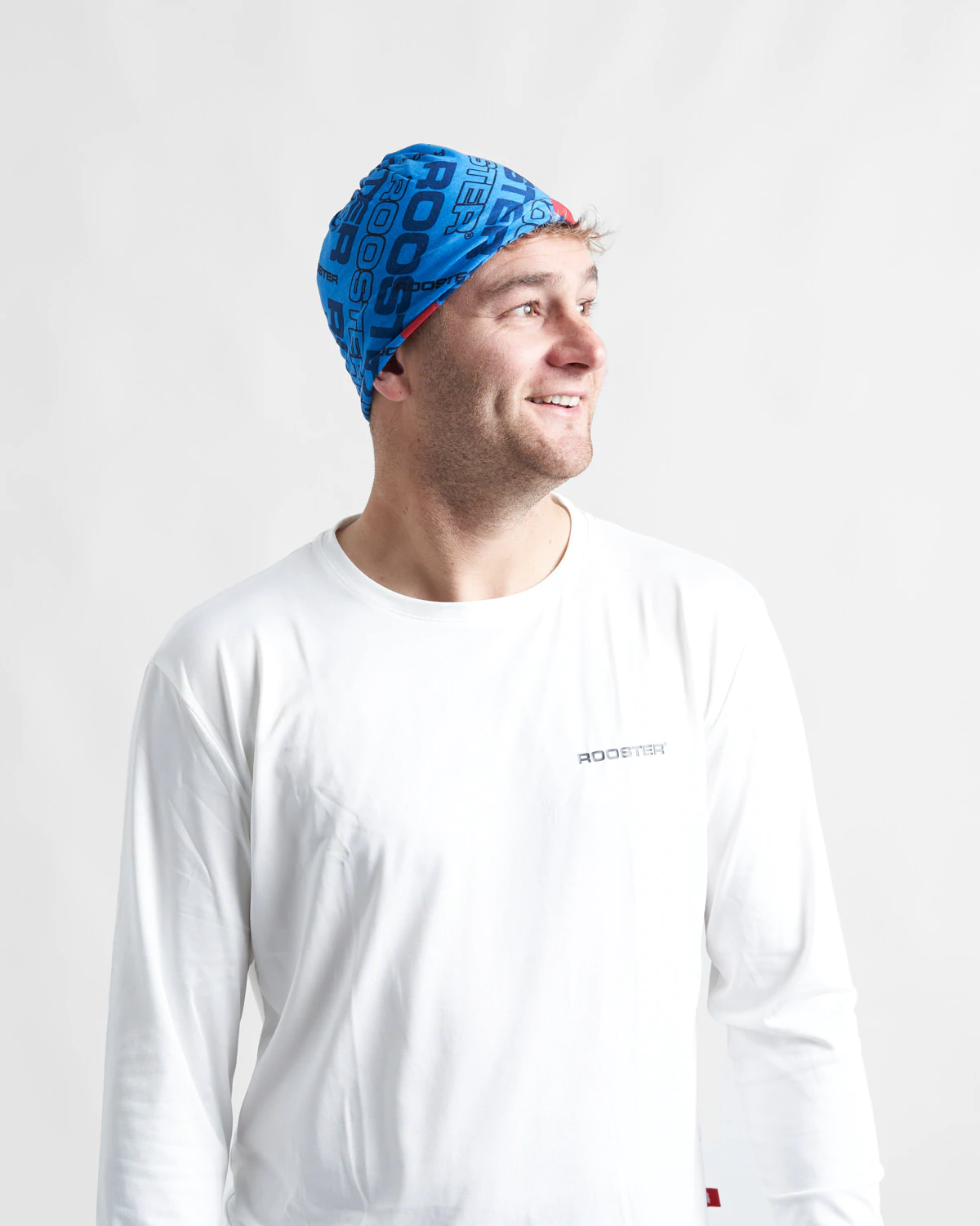 UV NECK SLEEVE FACE COVERING - SIGNAL BLUE