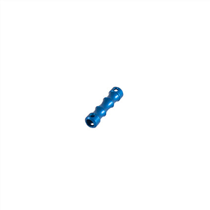6MM DOG BONE - BLUE