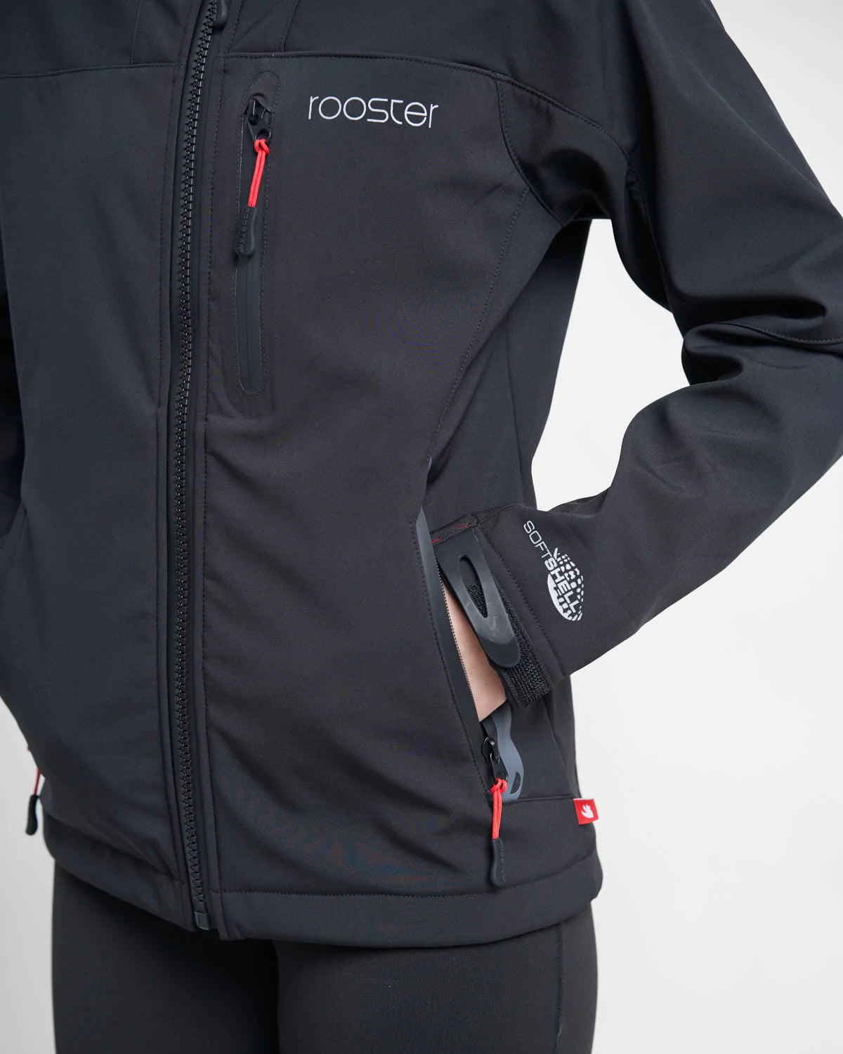 WOMENS SOFT SHELL JACKET (WITHOUT HOOD)