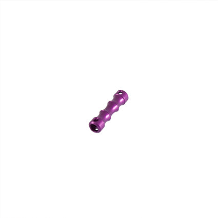 6MM DOG BONE - PURPLE