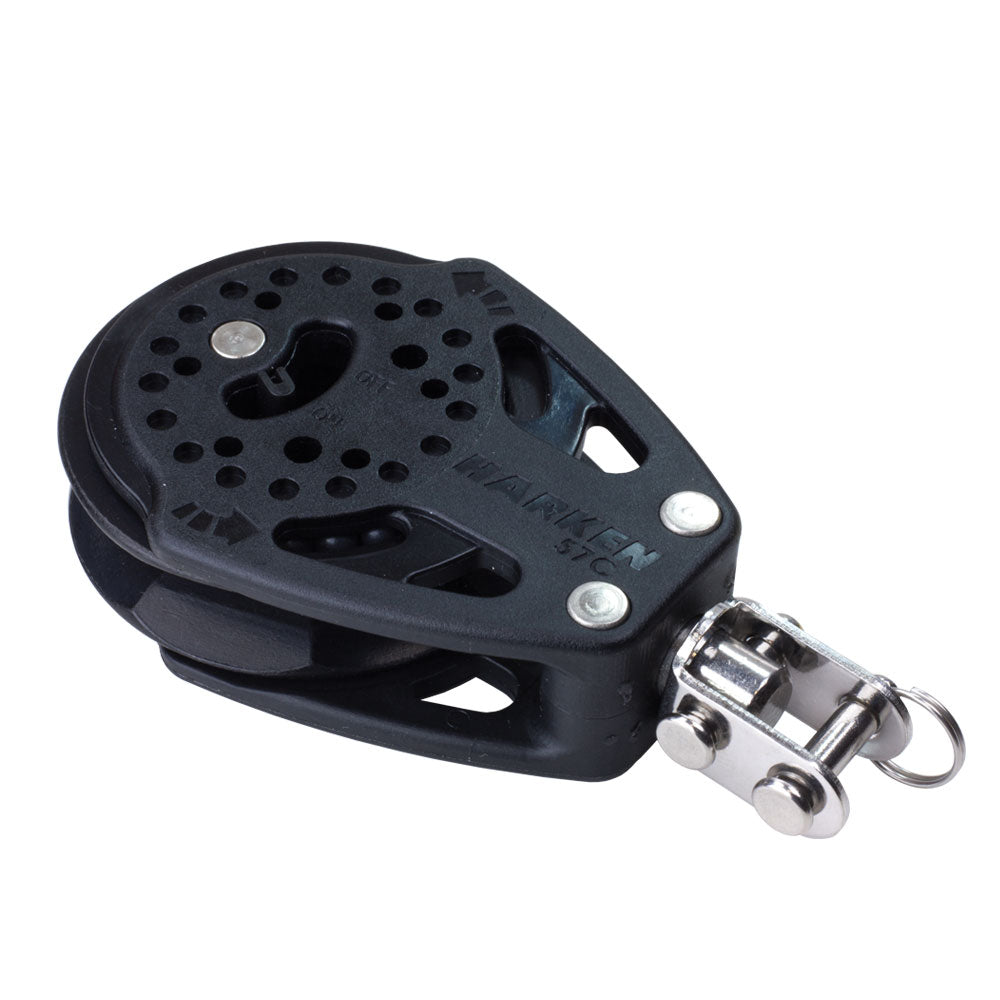 57MM HARKEN CARBO RATCHET MAINSHEET BLOCK - 2 WAY LINK