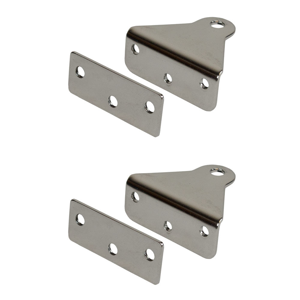 OPTIMIST TRANSOM GUDGEONS WITH BACKING PLATES OPTIPARTS