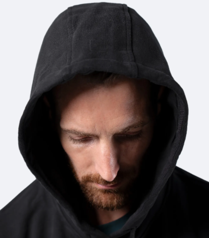 Mens Carbon Hoodie - Black