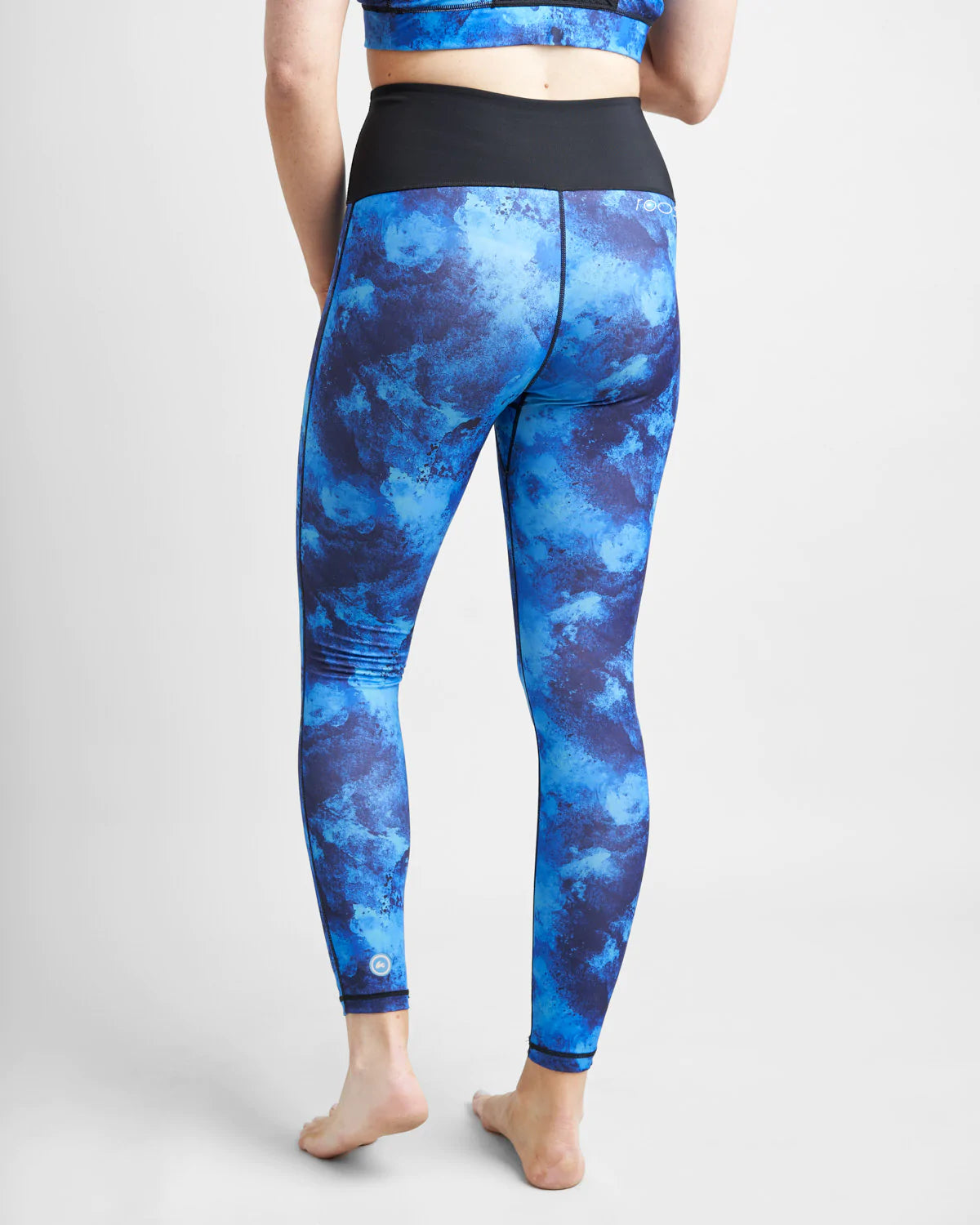 WOMENS UV SPORTS LEGGINGS -AZURE