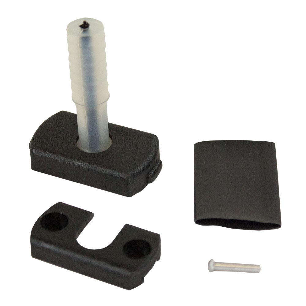 RELEASABLE RUBBER JOINT WITH ROPE CORE FOR TILLER EXTENSION