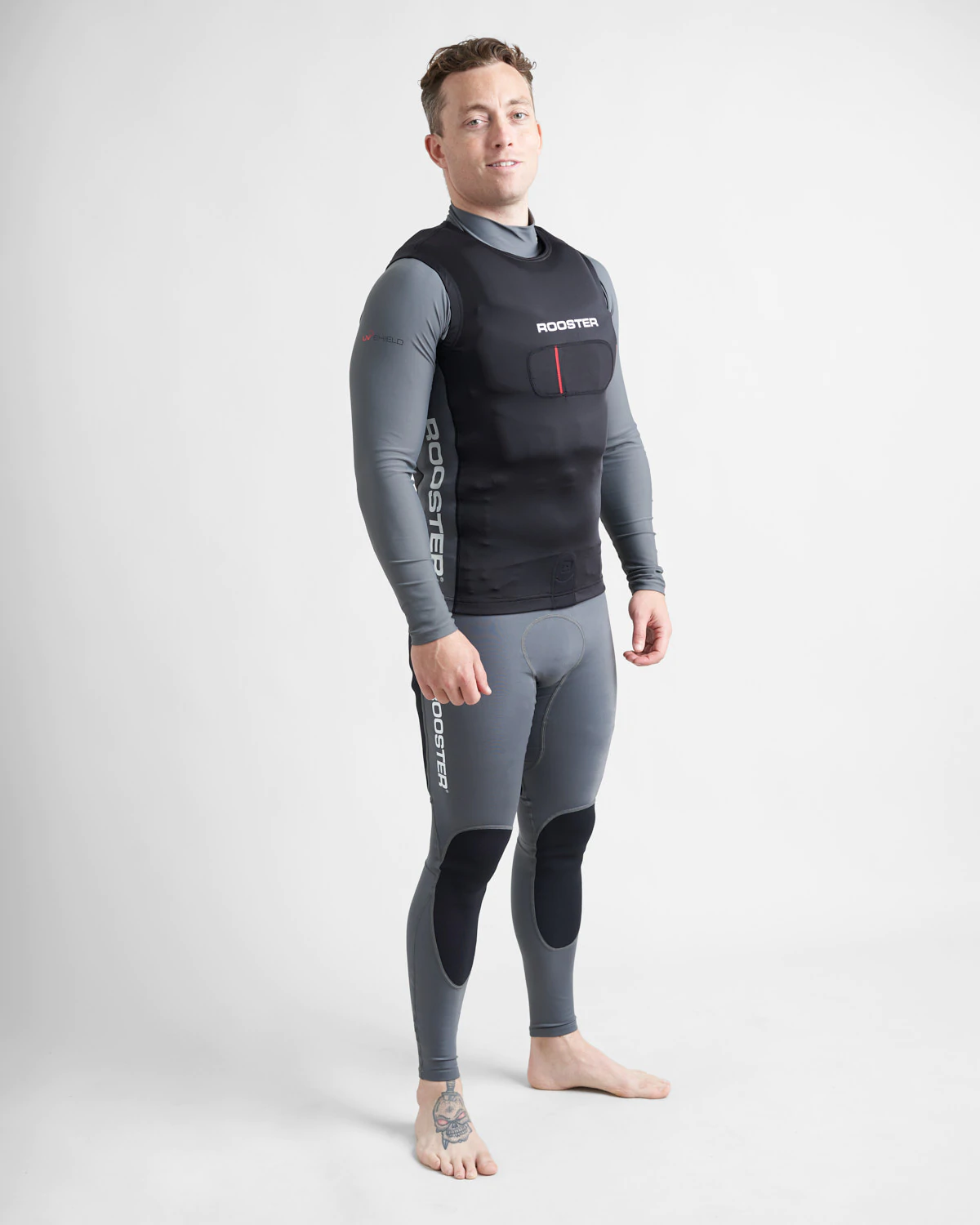 PRO COMPRESSION BIB FOR HARNESS WITH SAFETY KNIFE POCKET
