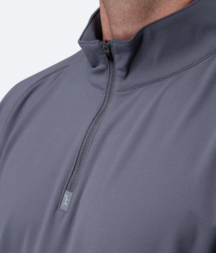 Mens ZhikMotion 1/4 Zip Top - Slate