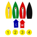 MAGNETIC PROTEST BOAT KIT - TRAVEL SET - 10 PIECES