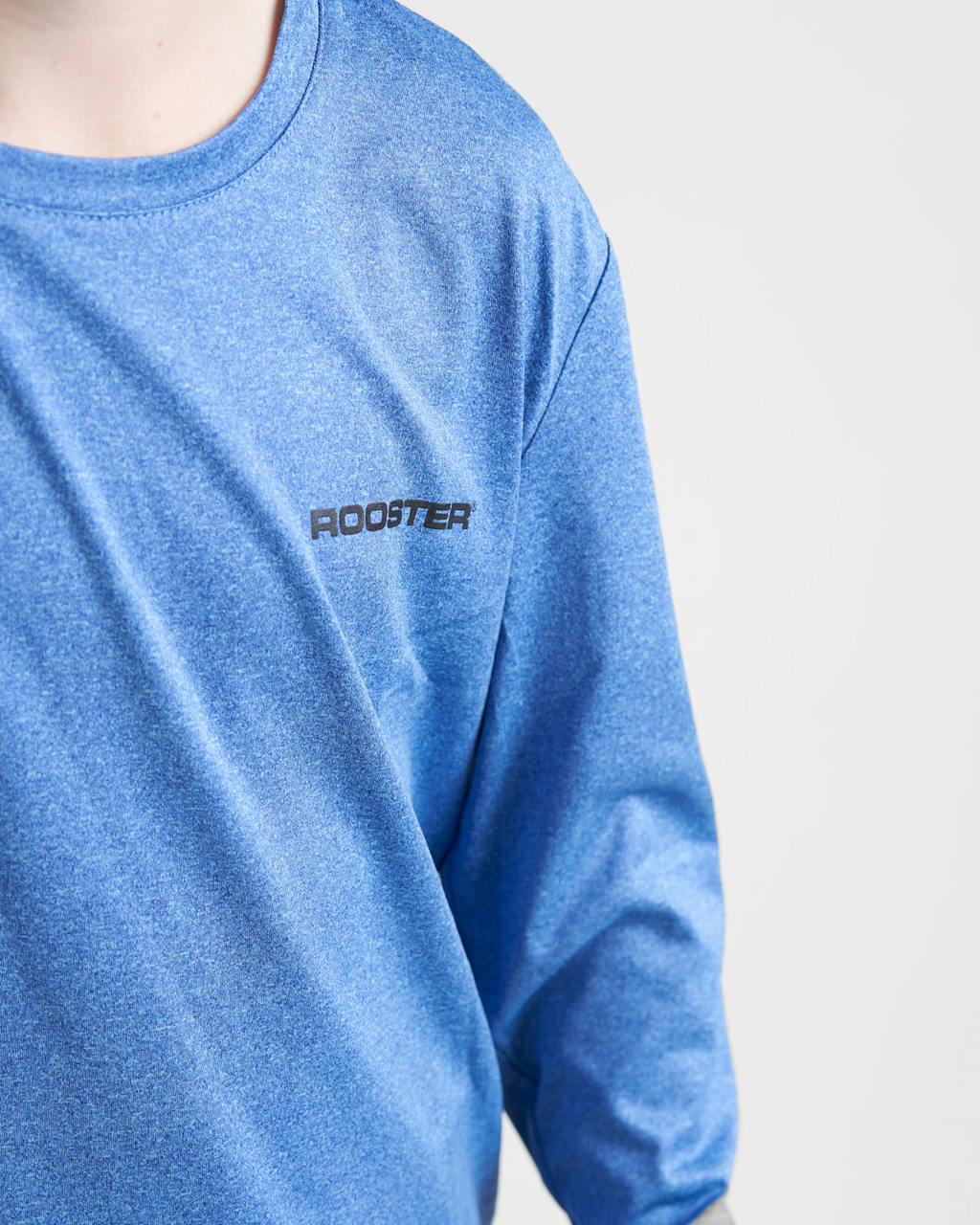 QUICK DRY UVF 50+ TECH T-SHIRT LONG SLEEVED - BLUE