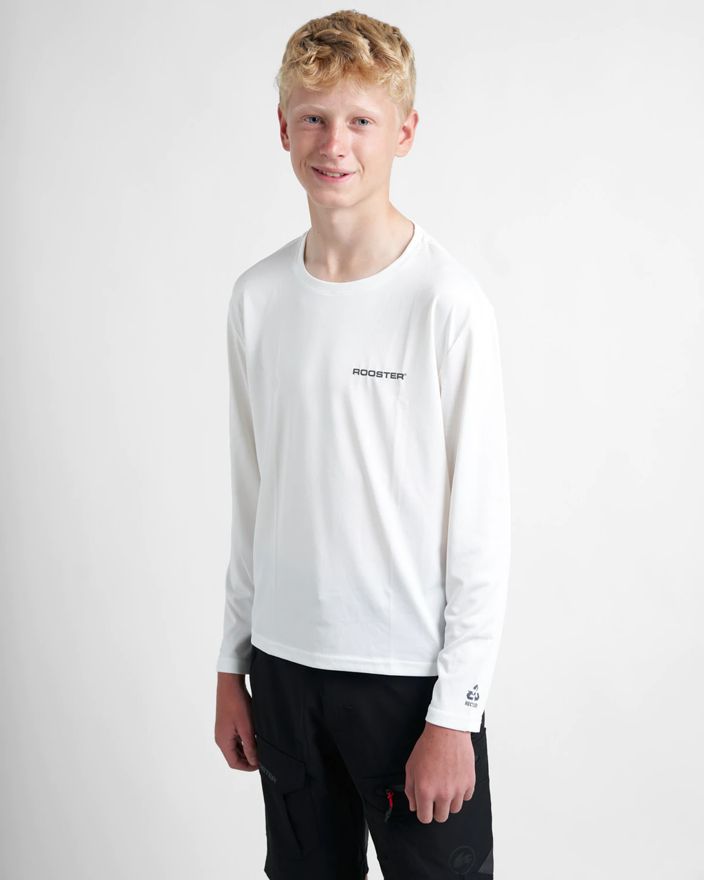 QUICK DRY UVF 50+ TECH T-SHIRT LONG SLEEVED - WHITE