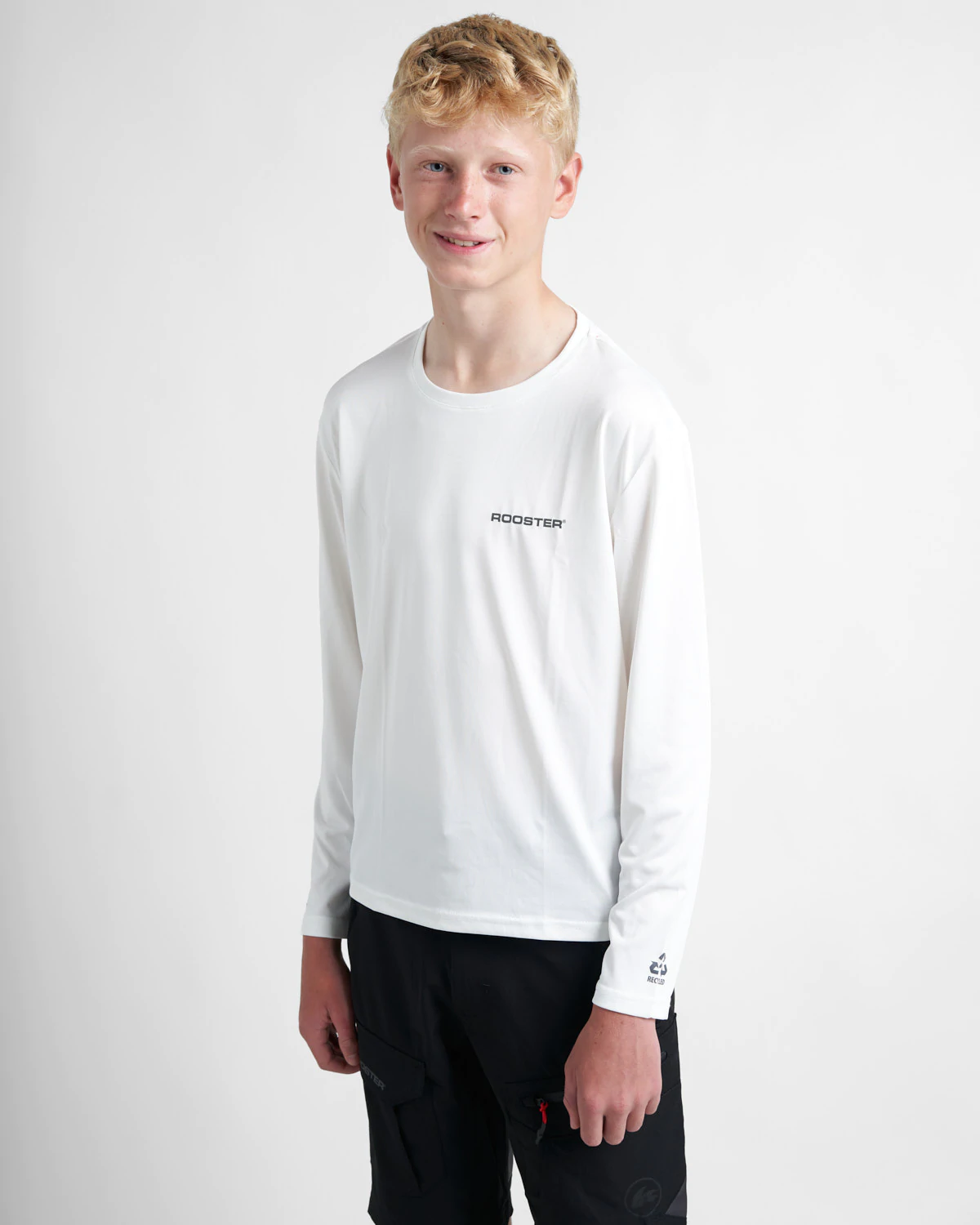 QUICK DRY UVF 50+ TECH T-SHIRT LONG SLEEVED - WHITE