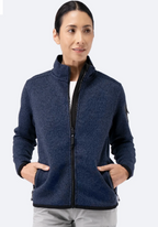 Womens Knit Fleece Jacket