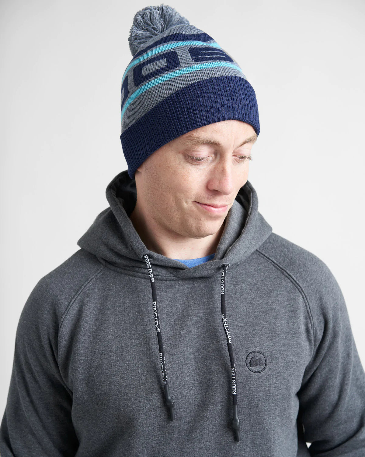 RECYCLED KNIT BEANIE - GREY