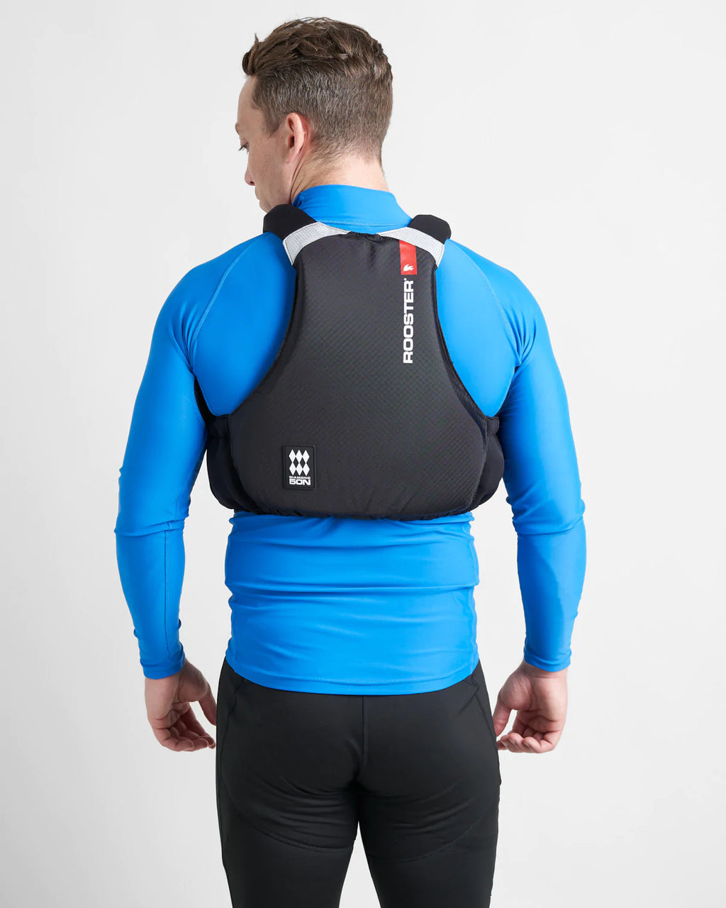 ADULT DIAMOND OVERHEAD BUOYANCY AID - BLACK