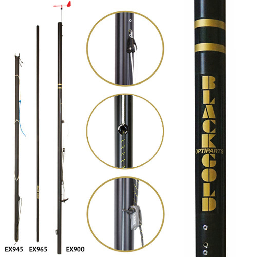 OPTIMIST BLACKGOLD POWER SET INCL RIGGING PACK
