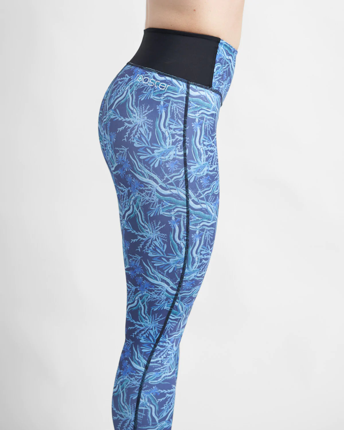 WOMENS UV SPORTS LEGGINGS -SEA GRASS